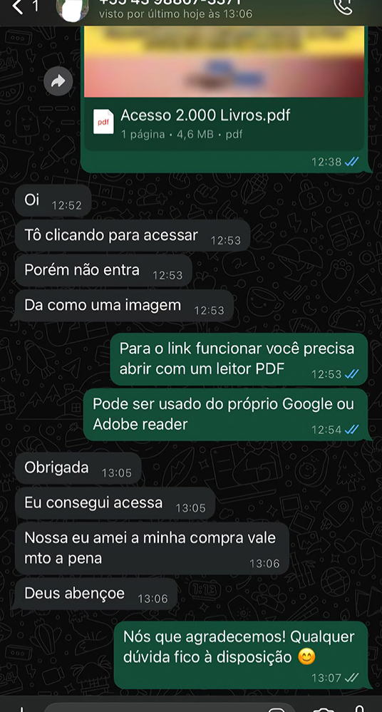 Depoimento de aluno do Instagram 3