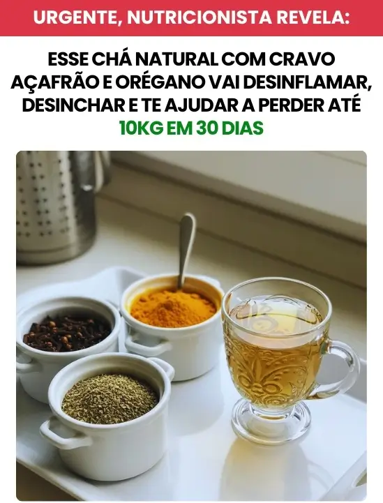 Chá Natural com Ingredientes