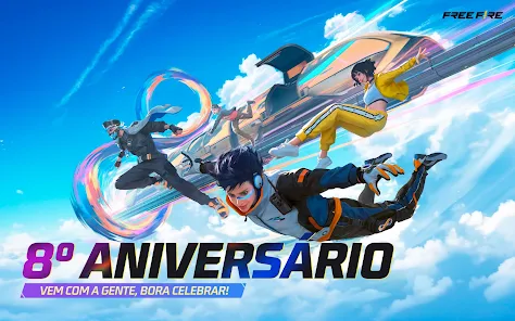 Free Fire 8 Anos