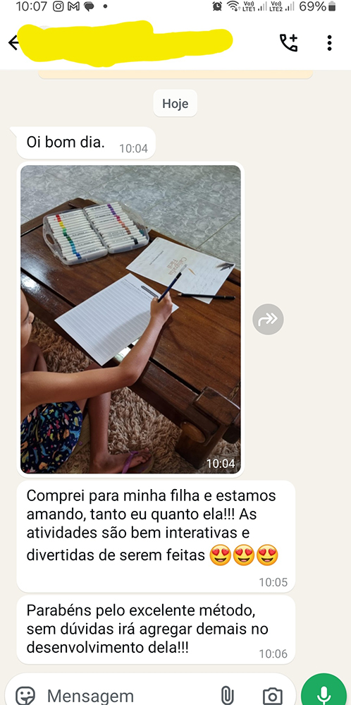 Depoimento de aluno do Instagram 2