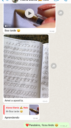 Depoimento de aluno do Instagram 5